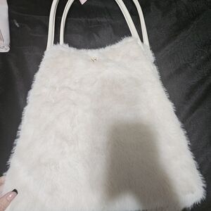 Vs faux fur tote